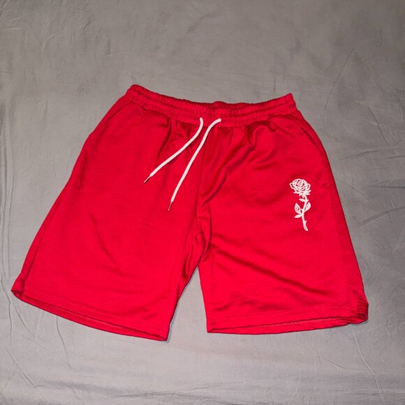 Manfinity 2pcs Red Rose Outfit - Picture 3 of 4